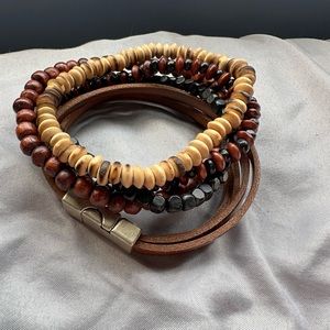 Men’s Bracelet set beads fashion